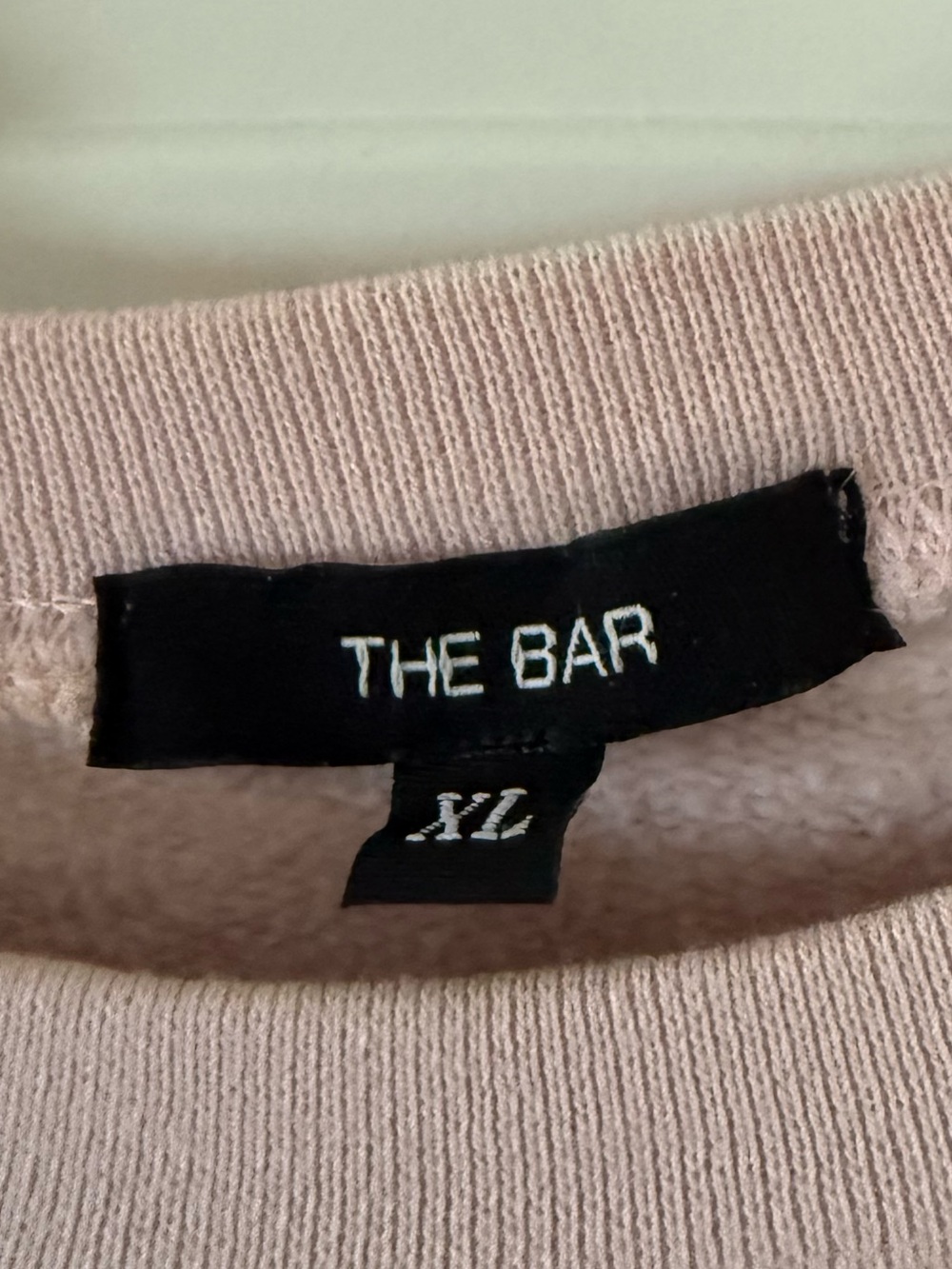 The Bar Varsity Crewneck Oversized Sweatshirt - Picture 5 of 5